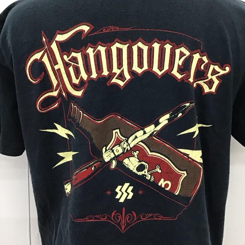 古着 USED Tシャツ 半袖 バックプリント クルーネック L ロゴ、文字 黒 / ブラック /  メンズ USED 古着 中古 10118126