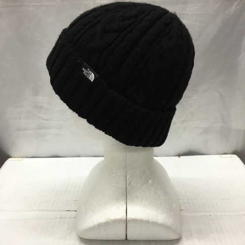 ザノースフェイス THE NORTH FACE 帽子 ニット帽 NN42334 ケーブルビーニー FREE ロゴ、文字 黒 / ブラック /  メンズ USED 古着 中古 10121830