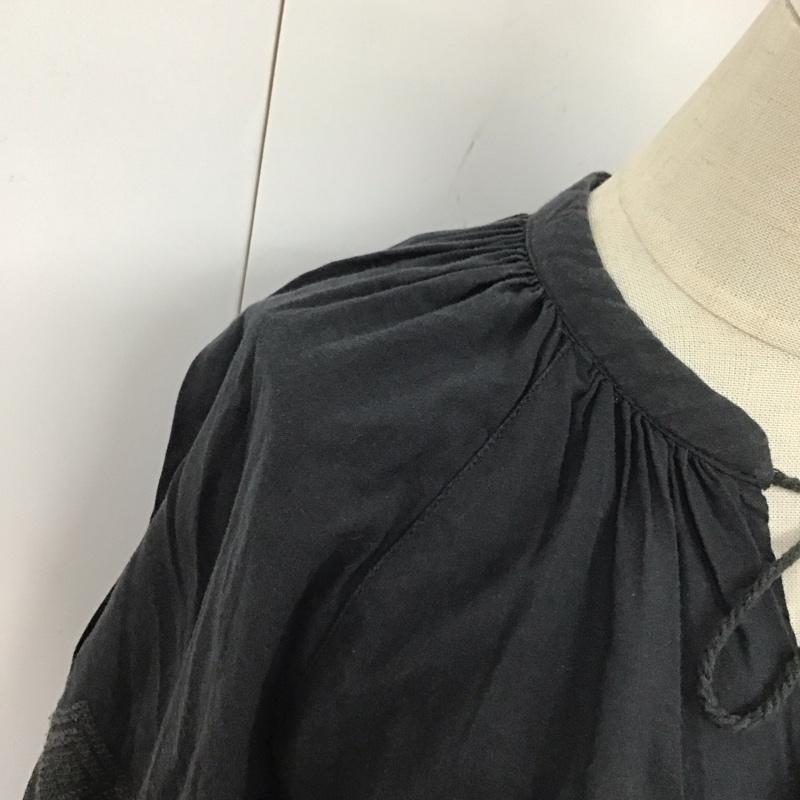 アイテムズ アーバンリサーチ ITEMS URBAN RESEARCH ワンピース ロングスカート WH84-26N003 長袖 FREE 刺繍 黒 / ブラック /  レディース USED 古着 中古 10113860