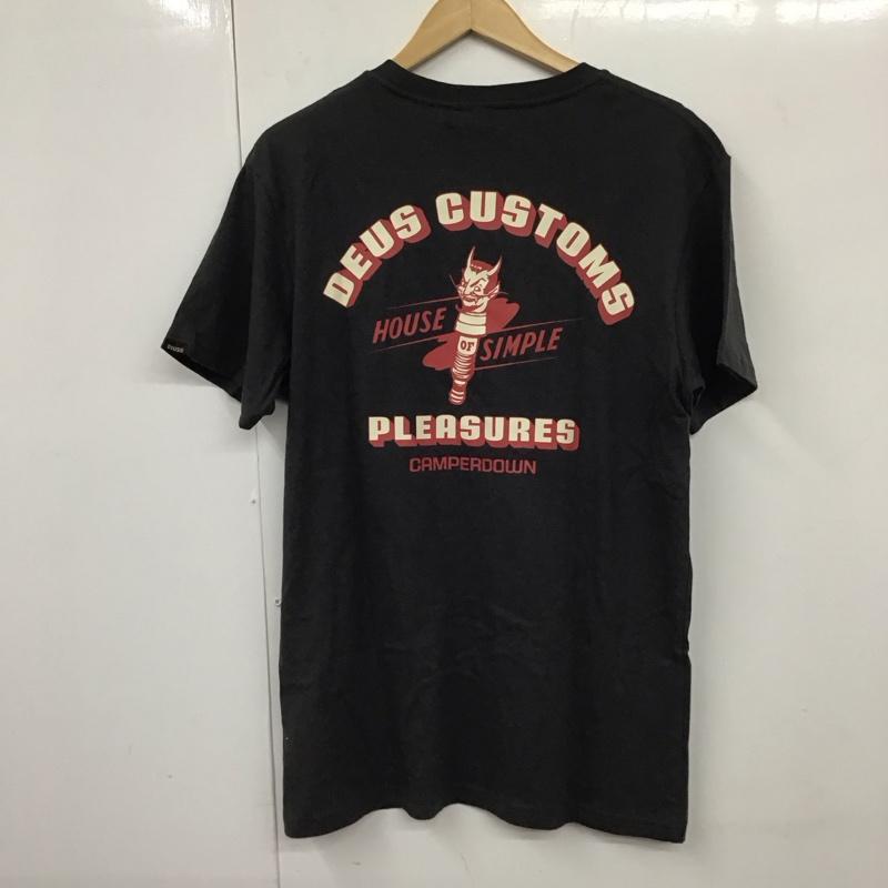 デウスエクスマキナ DEUS EX MACHINA Tシャツ 半袖 dmp2211520b TOTEMTEE プリントTシャツ M プリント 黒 / ブラック /  メンズ USED 古着 中古 10130742