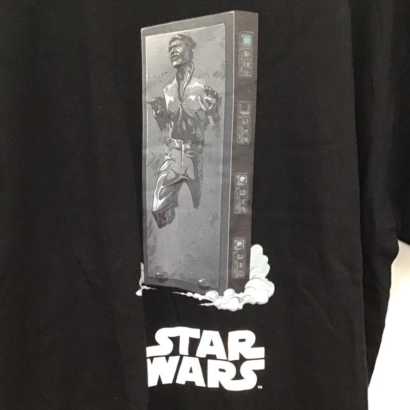 バンダイ BANDAI Tシャツ 半袖 STAR WARS 映画Tシャツ スターウォーズ XL プリント 黒 / ブラック /  メンズ USED 古着 中古 10123365