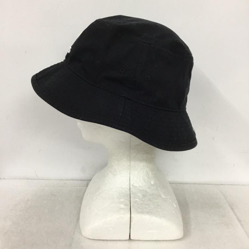 アディダス adidas 帽子 ハット BK7345 トレフォイル バケットハット FREE ロゴ、文字 黒 / ブラック /  メンズ USED 古着 中古 10148879