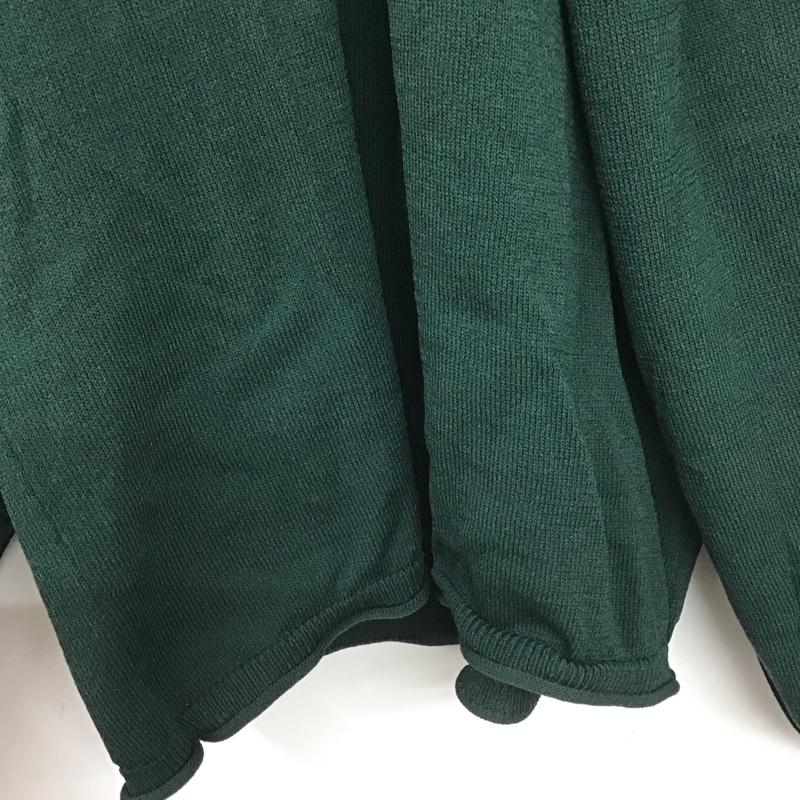 ザラ ZARA カットソー 長袖 M 無地 緑 / グリーン /  レディース USED 古着 中古 10139496