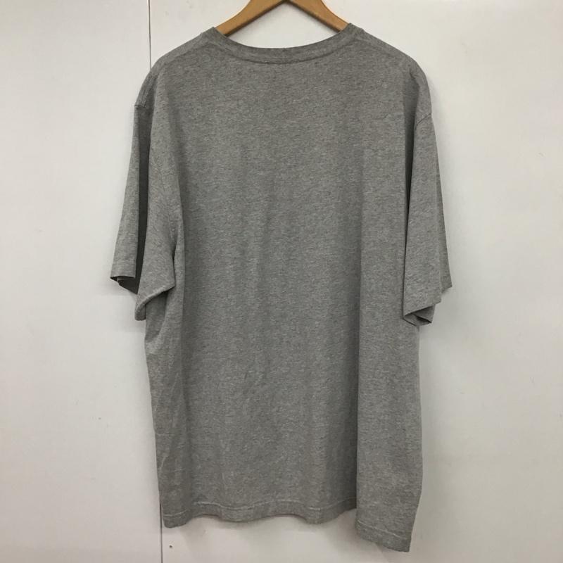 カーハート Carhartt Tシャツ 半袖 半袖カットソー プリントTシャツ クルーネックカットソー XXL ロゴ、文字 灰 / グレー /  メンズ USED 古着 中古 10131236