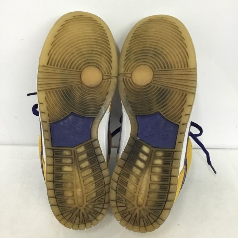 ナイキ NIKE スニーカー スニーカー BQ6817-800 SB DUNK LOW PRO 26cm 箱有 26.0cm ロゴ、文字 白 / ホワイト / X 橙 / オレンジ / X 紫 / パープル /  メンズ USED 古着 中古 10150369