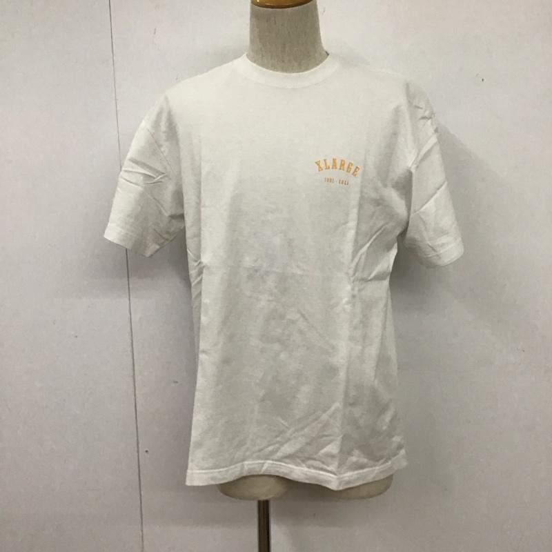 エクストララージ XLARGE Tシャツ 半袖 101222011049 EAGLE LOGO バックプリント クルーネック M ロゴ、文字 白 / ホワイト /  メンズ USED 古着 中古 10124967