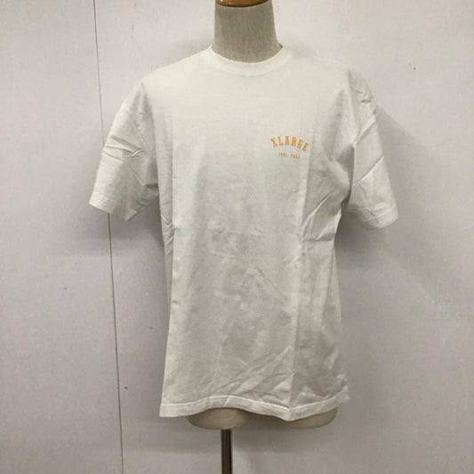 エクストララージ XLARGE Tシャツ 半袖 101222011049 EAGLE LOGO バックプリント クルーネック M ロゴ、文字 白 / ホワイト /  メンズ USED 古着 中古 10124967