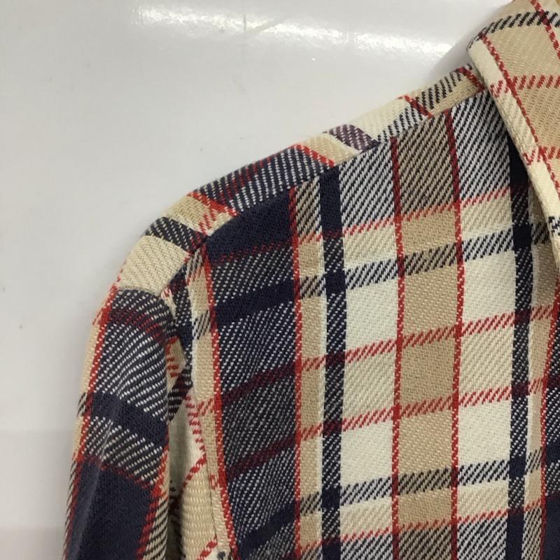 シアーズ SEARS シャツ、ブラウス 長袖 長袖シャツ チェックシャツ カラーシャツ L チェック マルチカラー / マルチカラー /  メンズ USED 古着 中古 10136591