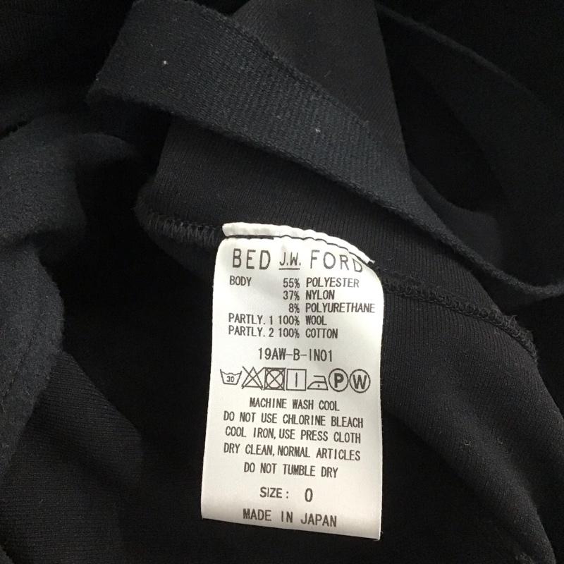 ベッドフォード BED J.W. FORD ジャケット、上着 ジャケット、ブレザー ジップアップジャケット ジャンパー ジャケット カジュアルジャケット アウター 0 無地 黒 / ブラック /  メンズ USED 古着 中古 10110433