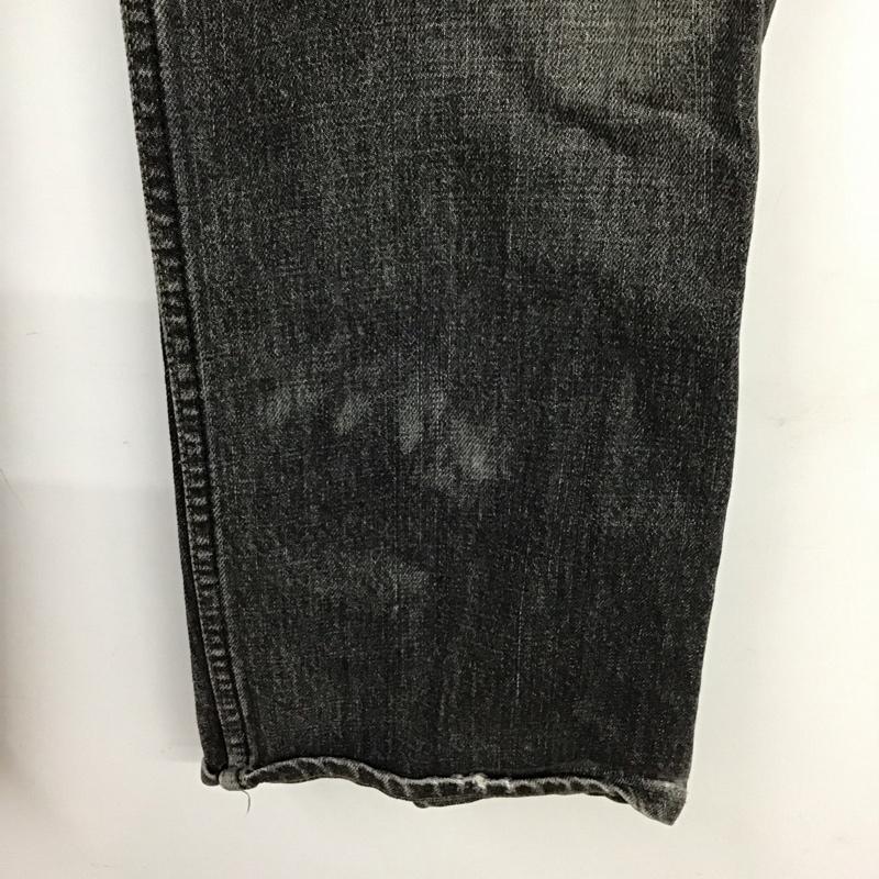 リーバイス Levi s パンツ デニム、ジーンズ 533 W36 L32 36インチ 無地 黒 / ブラック /  メンズ USED 古着 中古 10114336