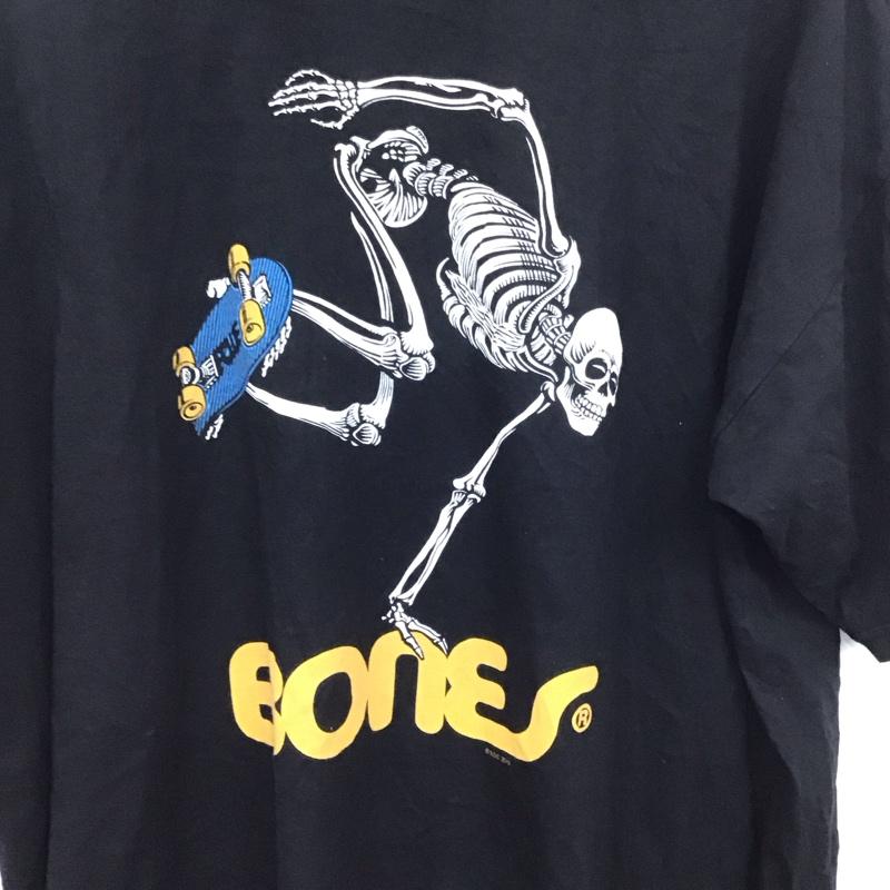 パウエルペラルタ POWELL PERALTA Tシャツ 半袖 半袖カットソー プリントTシャツ クルーネックカットソー XL プリント 黒 / ブラック /  メンズ USED 古着 中古 10130105