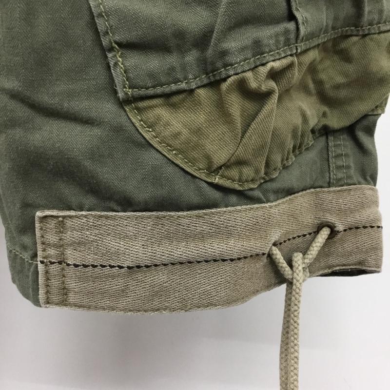 アヴィレックス AVIREX パンツ ショートパンツ ショートパンツ ハーフパンツ カジュアルパンツ ミリタリーパンツ M 無地 カーキ / カーキ /  メンズ USED 古着 中古 10110044