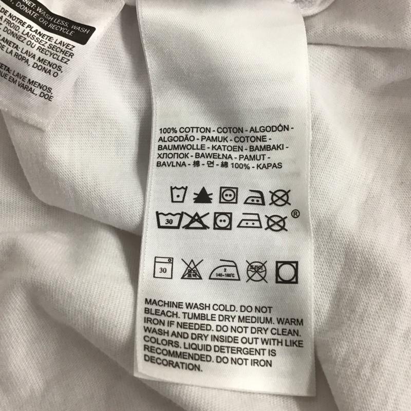 リーバイス Levi s Tシャツ 長袖 ロンT クルーネック カラフルロゴ L プリント 白 / ホワイト /  メンズ USED 古着 中古 10122982