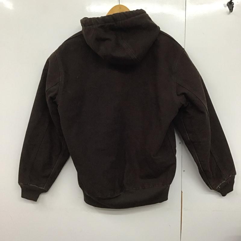 カーハート Carhartt ジャケット、上着 ジャケット、ブレザー ジップアップジャケット アウター 古着 ジップアップパーカー L 無地 茶 / ブラウン /  レディース USED 古着 中古 10142702