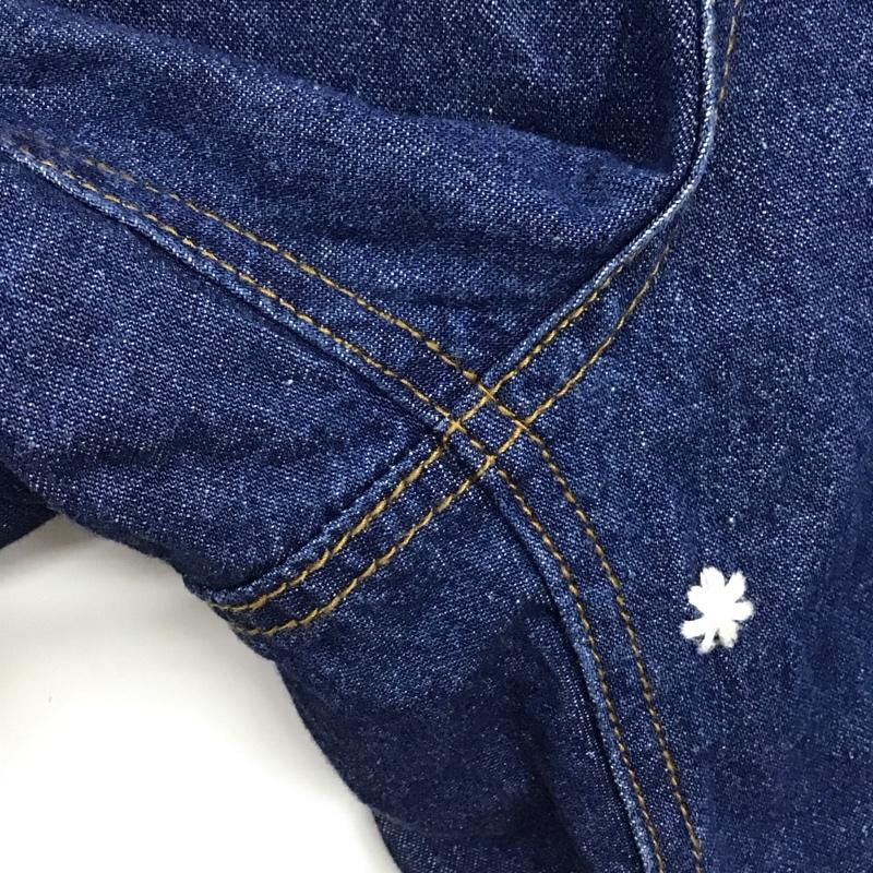 エヘカソポ ehka sopo パンツ デニム、ジーンズ FREE 無地 X 刺繍 インディゴ / インディゴ /  レディース USED 古着 中古 10151258
