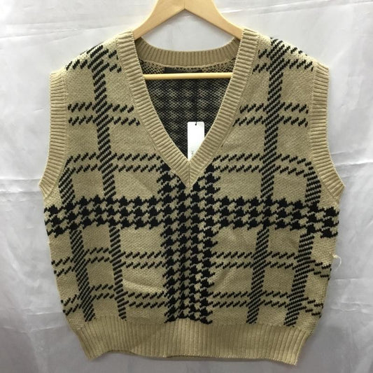 ヘザー Heather ベスト ベスト グレンニットベスト FREE  マルチカラー / マルチカラー /  レディース USED 古着 中古 10110751