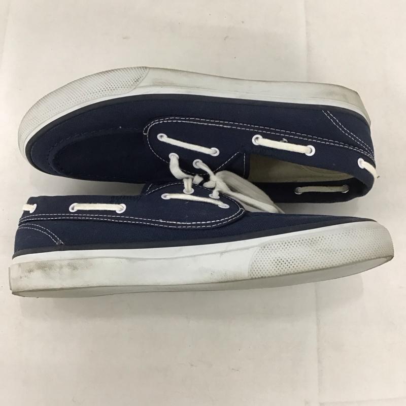 スペリー トップサイダー Sperry Top-Sider カジュアルシューズ カジュアルシューズ 13525763 デッキシューズ 8M 無地 紺 / ネイビー / X 白 / ホワイト /  メンズ USED 古着 中古 10132456