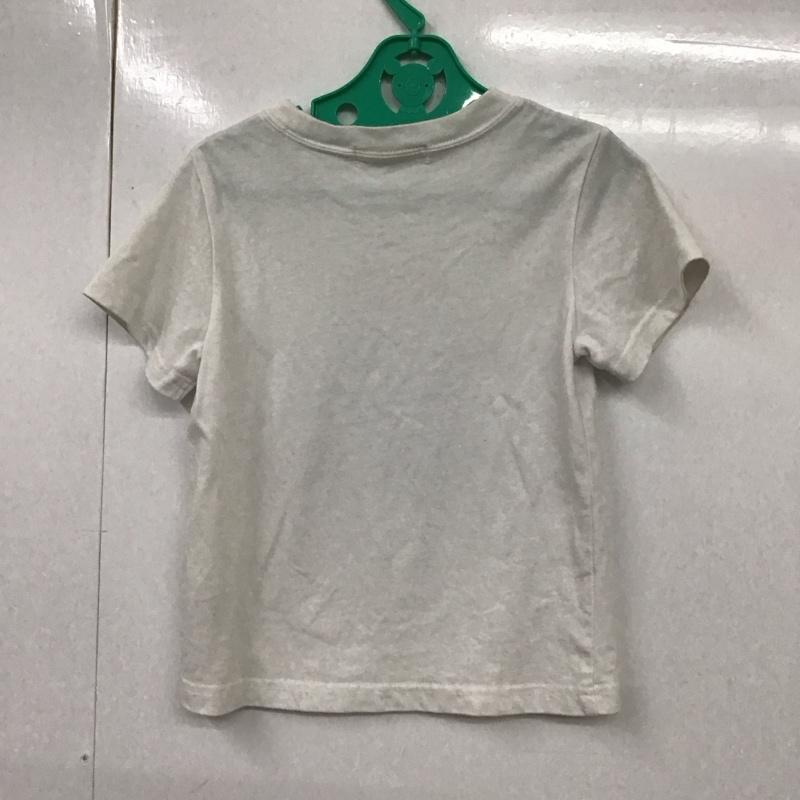 エックスガール X-girl Tシャツ 半袖 半袖カットソー プリントTシャツ クルーネックカットソー 110cm ロゴ、文字 白 / ホワイト /  ガールズ USED 古着 中古 10117506
