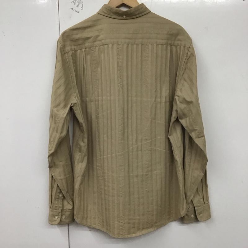 シュプリーム Supreme シャツ、ブラウス 長袖 20AW JacquardStripeTwillShirt ジャガードストライプツイル 長袖シャツ L ロゴ、文字 ベージュ / ベージュ /  メンズ USED 古着 中古 10129626