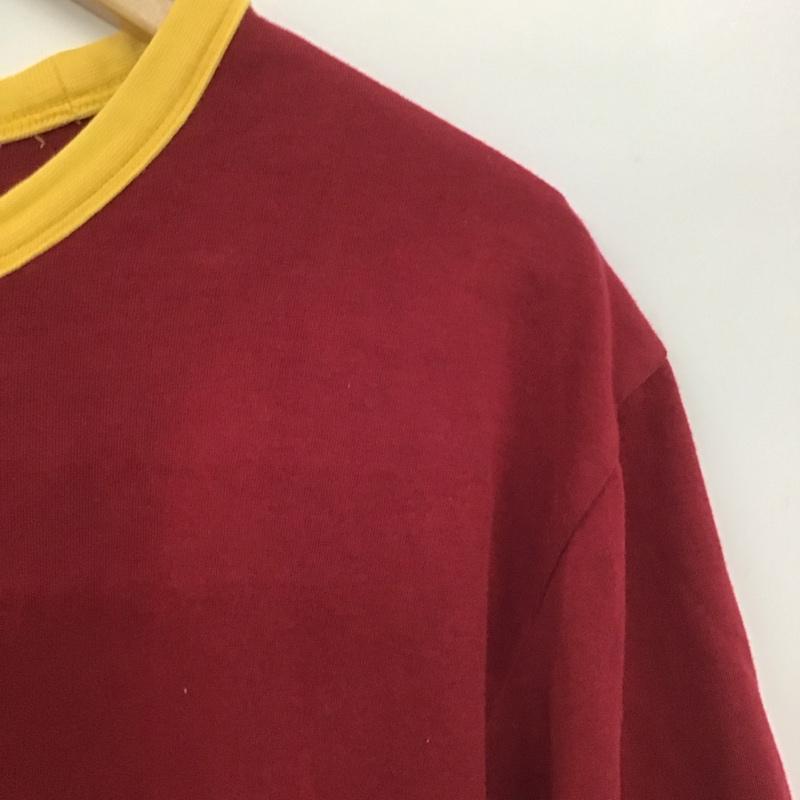 ナイキ NIKE Tシャツ 半袖 半袖カットソー プリントTシャツ クルーネックカットソー 00s M 無地 えんじ / ワインレッド /  メンズ USED 古着 中古 10149170