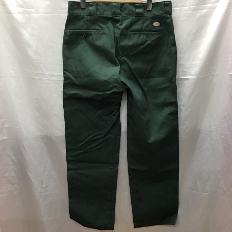 ディッキーズ Dickies パンツ チノパン 874 ワークパンツ 34 ロゴ、文字 緑 / グリーン /  メンズ USED 古着 中古 10122601
