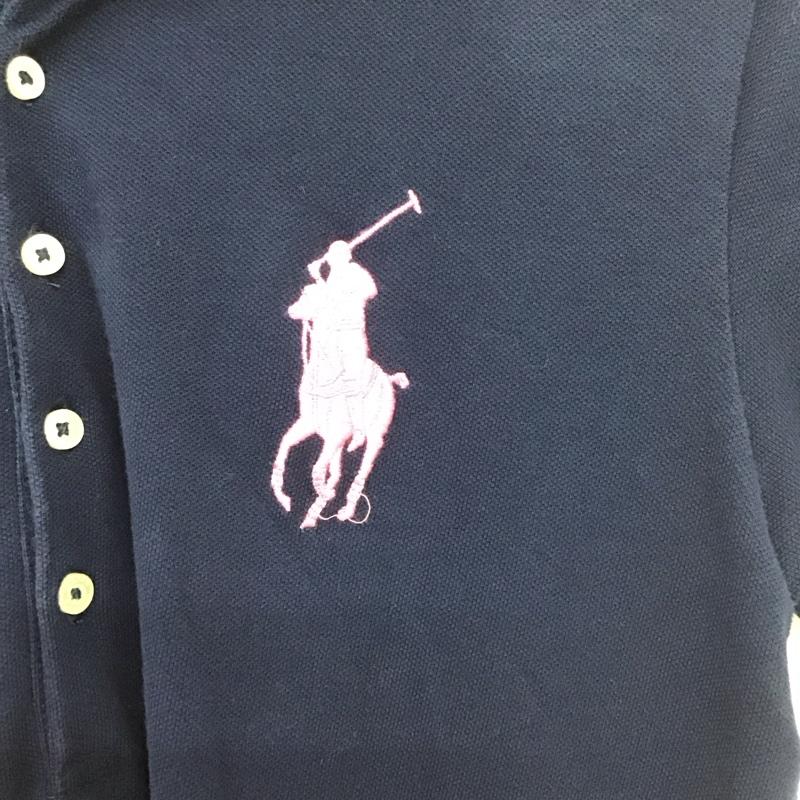 ラルフローレン RALPHLAUREN ワンピース ミニスカート 160cm 無地 紺 / ネイビー /  ガールズ USED 古着 中古 10140368