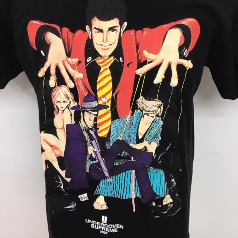 シュプリーム Supreme Tシャツ 半袖 2023SS UNDERCOVER ルパン三世Tシャツ プリントTシャツ コラボ M プリント 黒 / ブラック /  メンズ USED 古着 中古 10126189