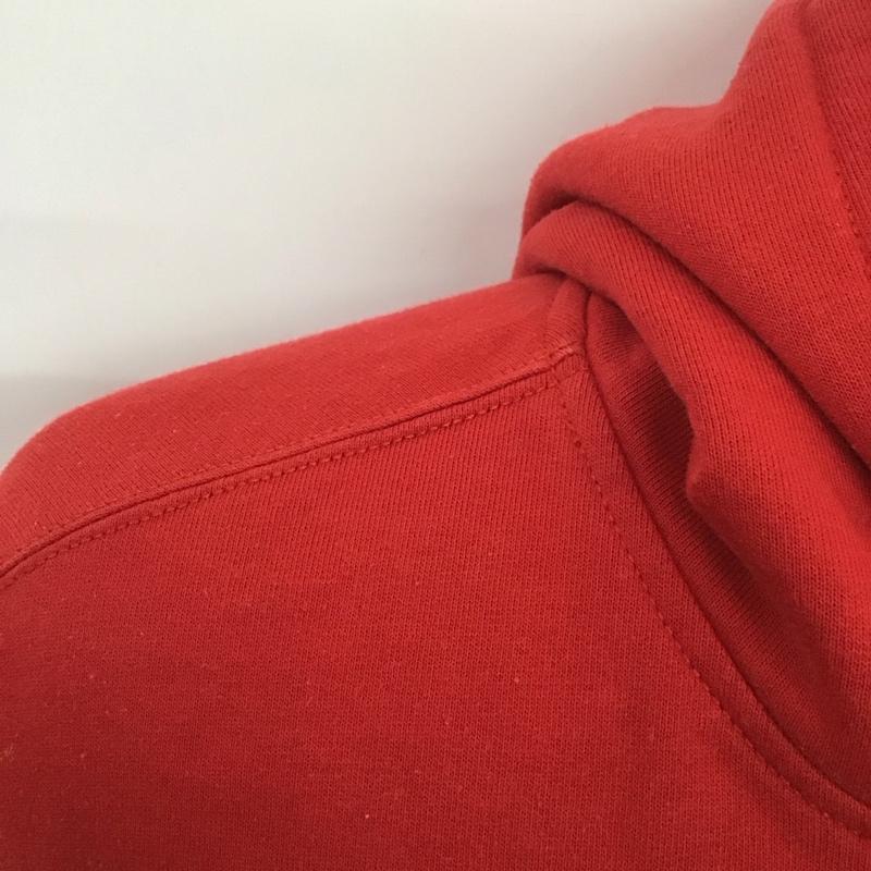 ポロラルフローレン POLO RALPH LAUREN パーカー 長袖 長袖パーカー フード付きパーカー 刺繍スウェット トレーナー M ロゴ、文字 赤 / レッド /  メンズ USED 古着 中古 10122962