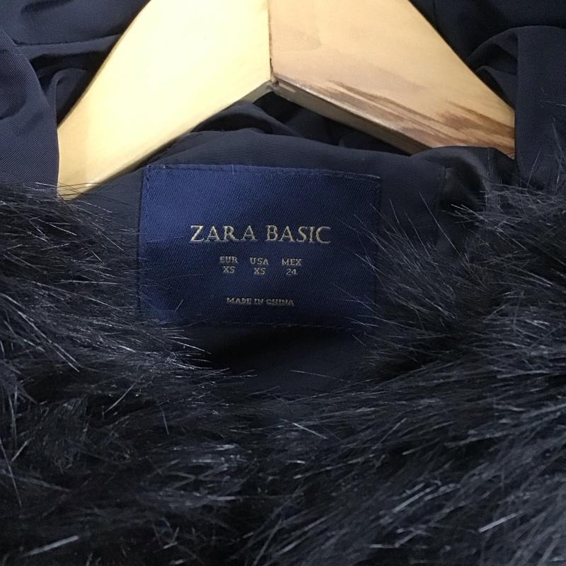 ザラベーシック ZARA BASIC コート コート一般 XS 無地 黒 / ブラック /  レディース USED 古着 中古 10139916