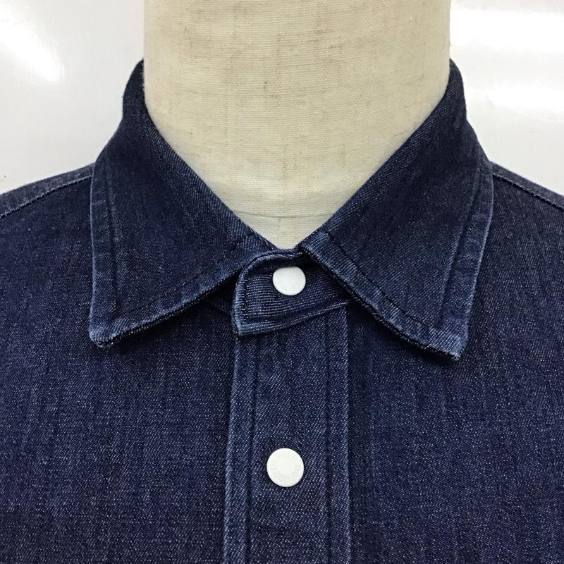 ザノースフェイス THE NORTH FACE シャツ、ブラウス 長袖 nr11950 L/SCANTERBURYBELLSSHIRT 長袖デニムシャツ L 無地 インディゴ / インディゴ /  メンズ USED 古着 中古 10119995
