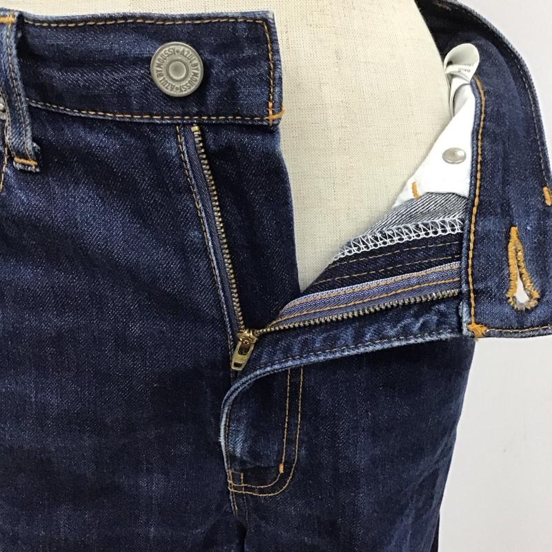 アズールバイマウジー AZUL BY MOUSSY パンツ デニム、ジーンズ 250aaw11-a012 ハイウエストパンツ デニムパンツ ワイドパンツ 26インチ 無地 インディゴ / インディゴ /  レディース USED 古着 中古 10124127