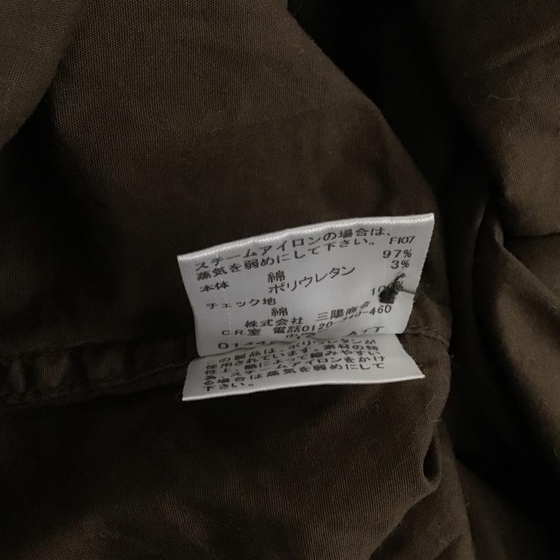バーバリーブラックレーベル BURBERRY BLACK LABEL シャツ、ブラウス 半袖 半袖シャツ 無地シャツ ポケットシャツ 1 無地 カーキ / カーキ /  メンズ USED 古着 中古 10145889