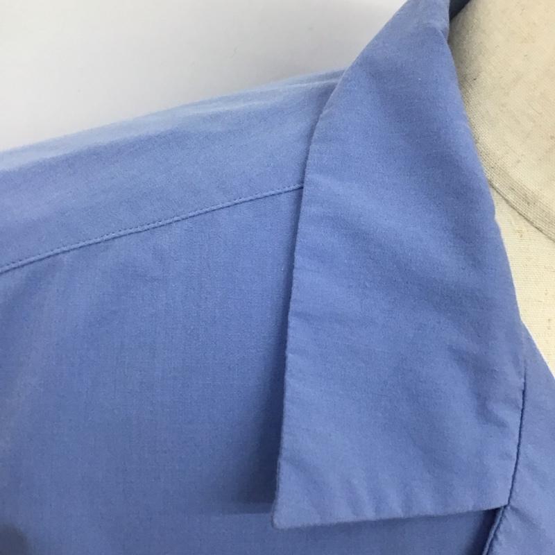 ナナミカ nanamica シャツ、ブラウス 半袖 半袖シャツ 無地シャツ ポケットシャツ L 無地 青 / ブルー /  メンズ USED 古着 中古 10125475