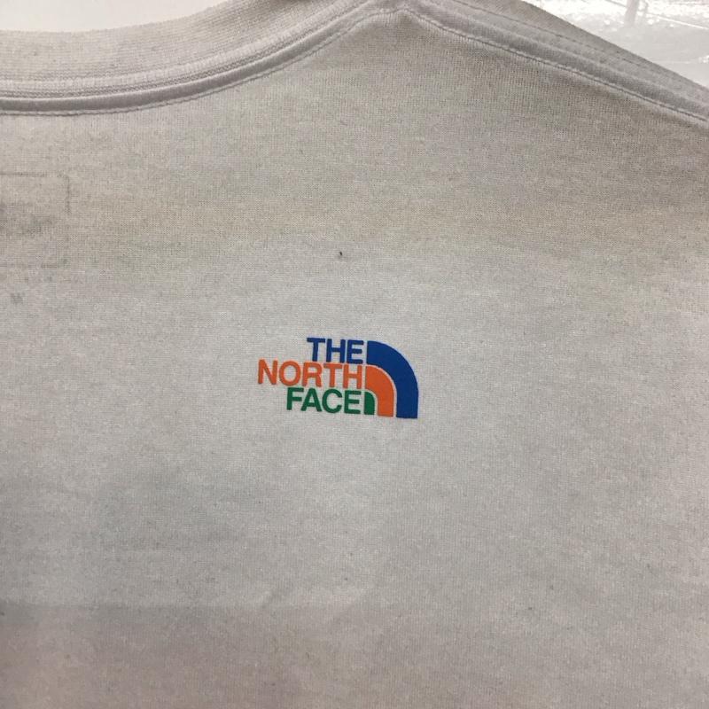 ザノースフェイス THE NORTH FACE Tシャツ 半袖 M プリント X ロゴ、文字 白 / ホワイト /  レディース USED 古着 中古 10139970