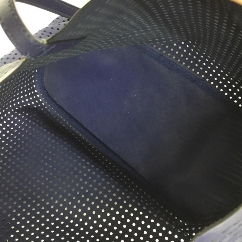 マークバイマークジェイコブス MARC by MARC JACOBS トートバッグ トートバッグ パンチング ロゴ、文字 青 / ブルー /  レディース USED 古着 中古 10137944