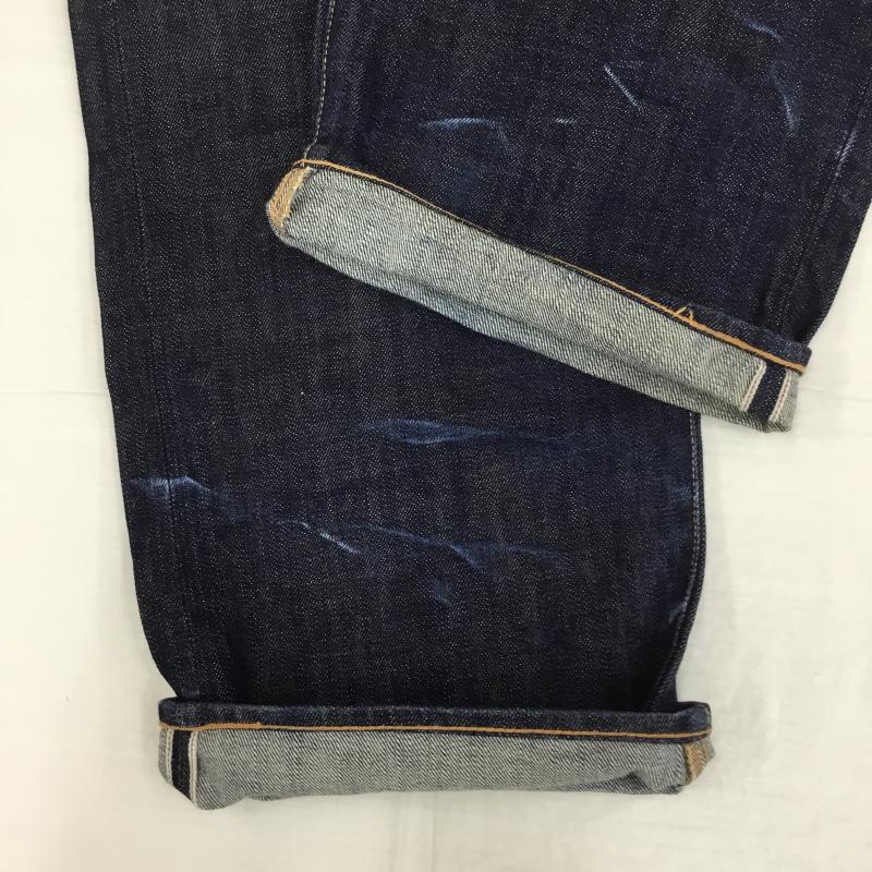 エヴィス EVISU パンツ デニム、ジーンズ 36 ロゴ、文字 インディゴ / インディゴ /  メンズ USED 古着 中古 10144216