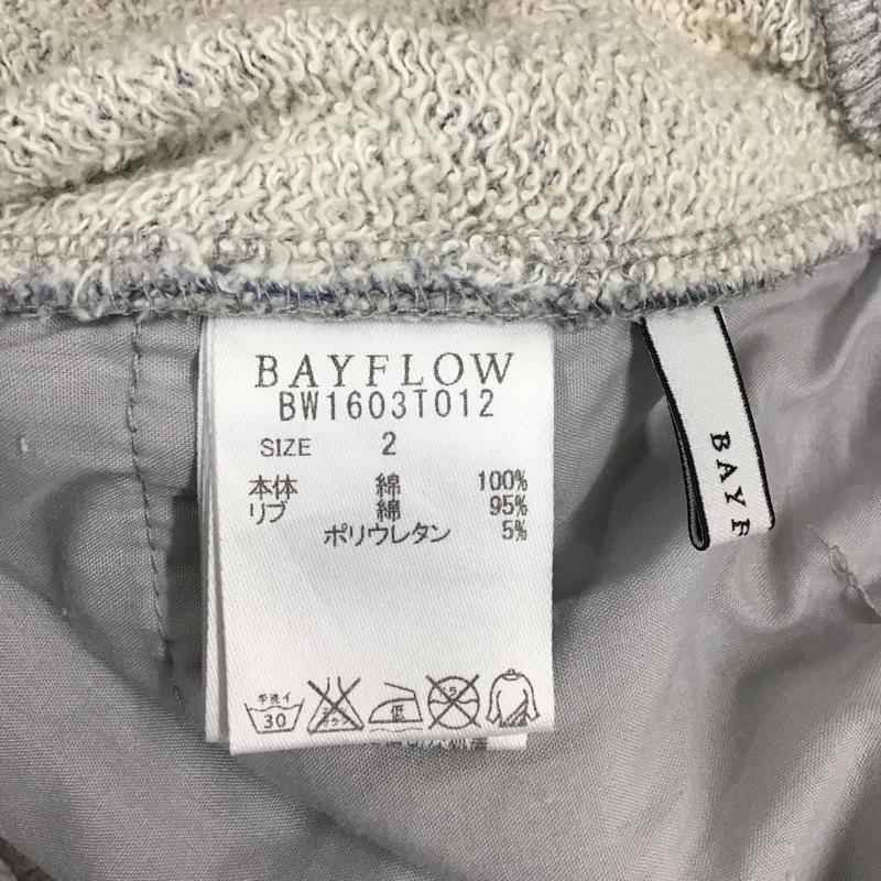 ベイフロー BAYFLOW スカート ひざ丈スカート BW1603T012 スウェット 2 総柄 青 / ブルー /  レディース USED 古着 中古 10114884