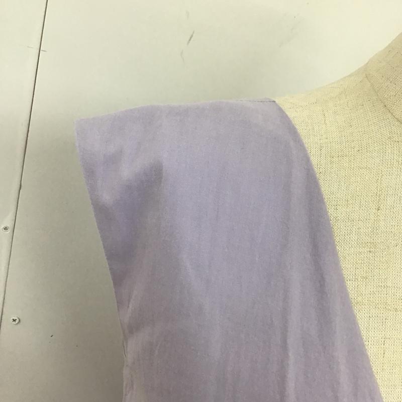 ミッシュマッシュ MISCH MASCH ワンピース ロングスカート 8-600-00553-4502-91 切替バックシャンワンピース 膝下丈 38 無地 紫 / パープル /  レディース USED 古着 中古 10107163