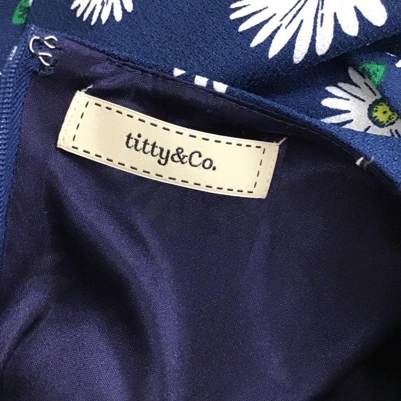 ティティーアンドコー titty&Co. ワンピース ミニスカート 半袖ミニワンピース フレアスカート プリントワンピース FREE プリント マルチカラー / マルチカラー /  レディース USED 古着 中古 10115964