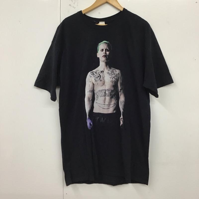 フルーツオブザルーム FRUIT OF THE LOOM Tシャツ 半袖 スーサイド スクワッド ジャレッド レト 映画 XL プリント 黒 / ブラック /  メンズ USED 古着 中古 10123361