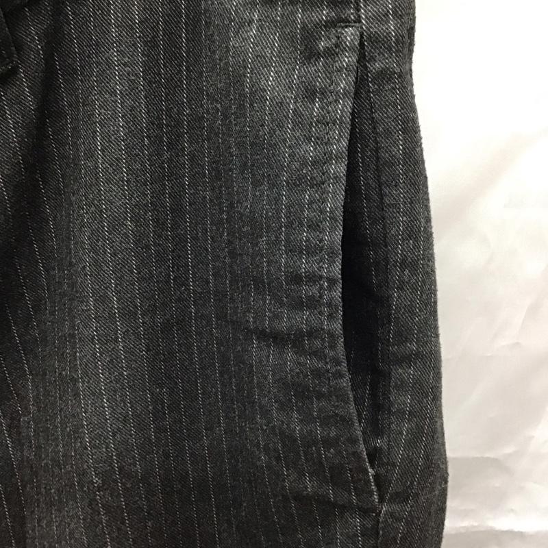 バナナリパブリック BANANA REPUBLIC パンツ スラックス スラックスパンツ ワイドパンツ カジュアルパンツ ストライプパンツ 30インチ ストライプ 灰 / グレー /  メンズ USED 古着 中古 10116881