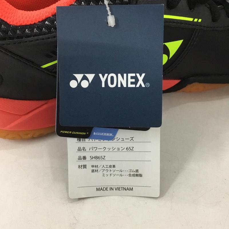 ヨネックス YONEX スニーカー スニーカー SHB65Z パワークッション65Z 23cm バドミントンシューズ 箱有 23.0cm ロゴ、文字 黒 / ブラック / X 赤 / レッド / X 黄 / イエロー /  レディース USED 古着 中古 10149904