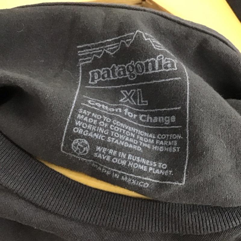パタゴニア patagonia Tシャツ 半袖 XL プリント チャコールグレー / チャコールグレー /  メンズ USED 古着 中古 10143299