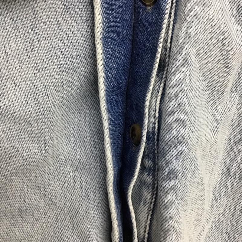 ザラ ZARA シャツ、ブラウス 半袖 デニムシャツ タグ付 L 無地 水色 / ライトブルー /  レディース USED 古着 中古 10151241