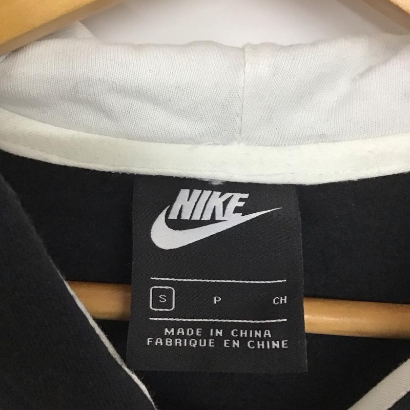 ナイキ NIKE パーカー 長袖 cj4825-010 AirFleecePulloverHoodie 長袖スウェット S ロゴ、文字 白 / ホワイト / X 黒 / ブラック /  メンズ USED 古着 中古 10132640