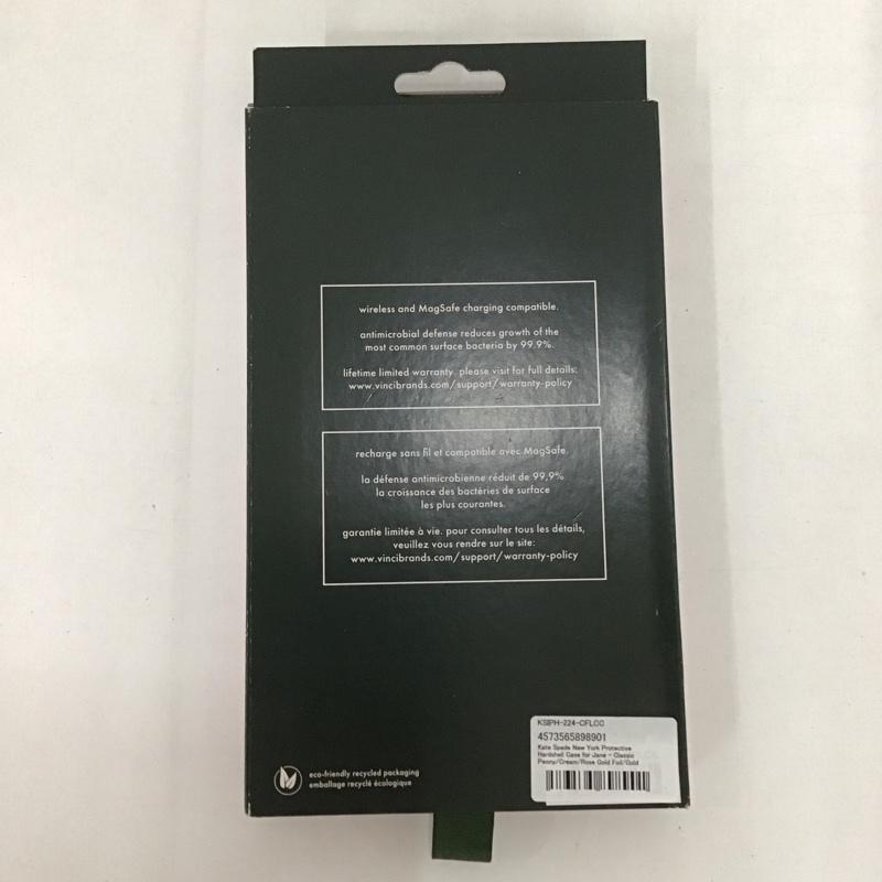 ケイトスペード Kate Spade ファッション小物 ファッション小物 KSIPH-224-CFLCC iPhone 14 Plus iPhoneケース Protective Hardshell Classic ロゴ、文字 X 花柄 マルチカラー / マルチカラー /  レディース USED 古着 中古 10122761