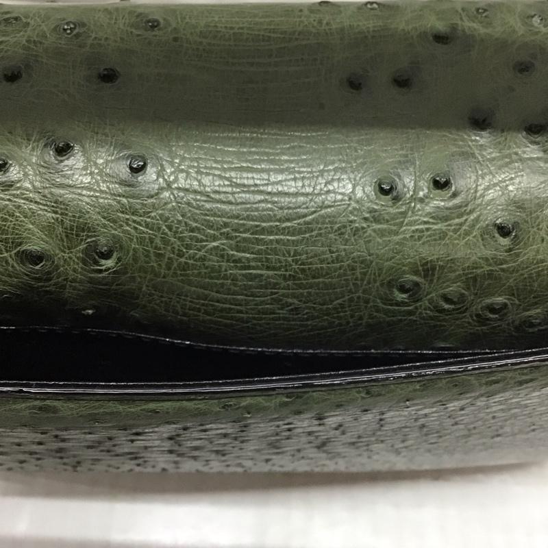 古着 USED ハンドバッグ ハンドバッグ 皮革 無地 カーキ / カーキ /  レディース USED 古着 中古 10112181