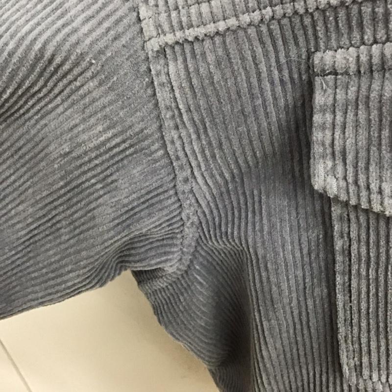ザラ ZARA ジャケット、上着 ジャケット、ブレザー 8372 223 802 コーデュロイ シャツジャケット M 無地 灰 / グレー /  レディース USED 古着 中古 10124993