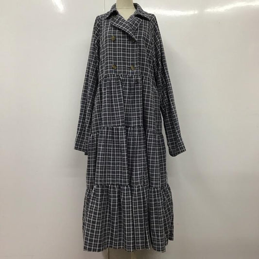 ジュエティ jouetie ワンピース ロングスカート 長袖ロングワンピース フレアワンピース 切り替えワンピース チェック M チェック マルチカラー / マルチカラー /  レディース USED 古着 中古 10118563
