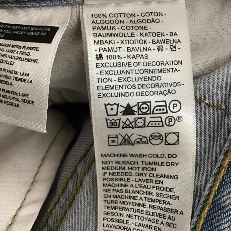リーバイストラウスアンドコー Levi Strauss & co. パンツ デニム、ジーンズ デニムパンツ ワイドパンツ カジュアルパンツ 29インチ 無地 水色 / ライトブルー /  メンズ USED 古着 中古 10149158